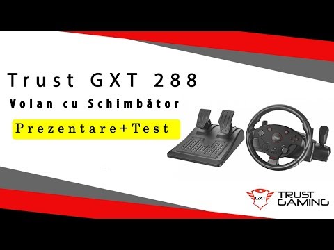Volan cu schimbator de buget - Trust GXT 288 | Prezentare, Teste si Setari pentru ETS2