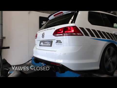 Golf R Estate Remus Exhaust Valved system from JF Automotive!