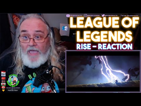 League of Legends RISE Reaction - ft. The Glitch Mob, Mako, and The Word Alive  From Gaming Grandpa