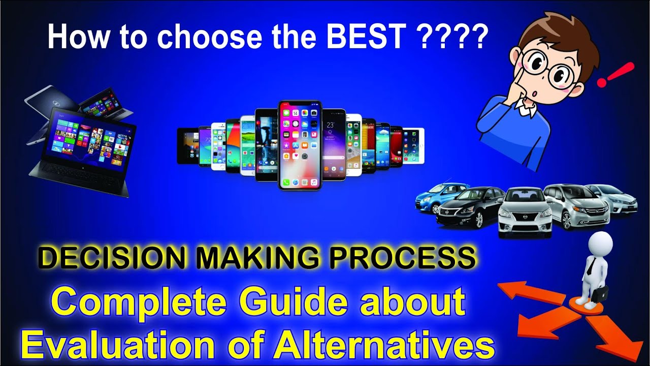 evaluation of alternatives for decision making | decision making process in management | YES OR NO