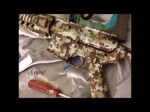 Digital Camo Paint Job Tutorial with Duracoat AR-15 MARPAT