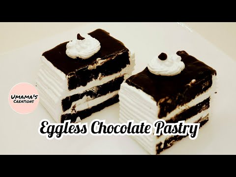 Eggless Chocolate Pastry | Easy Recipe