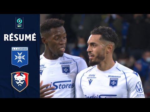 AJ AUXERRE - STADE MALHERBE CAEN (2 - 2) - Résumé - (AJA - SMC) / 2021-2022