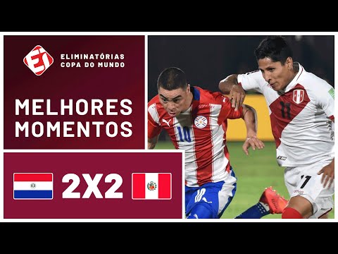 Gols e lances de Paraguai x Peru