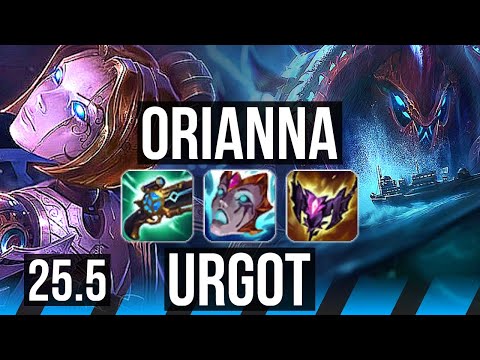 ORIANNA vs URGOT (MID) | Quadra | KR Master | 25.5