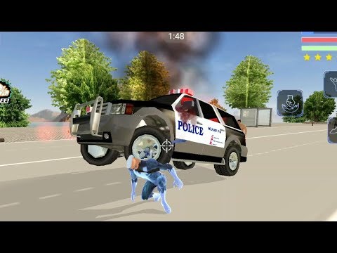 Energy Joe - (Joe Take a car on the shoulder) - Police Fight with Laser & electric power || HD