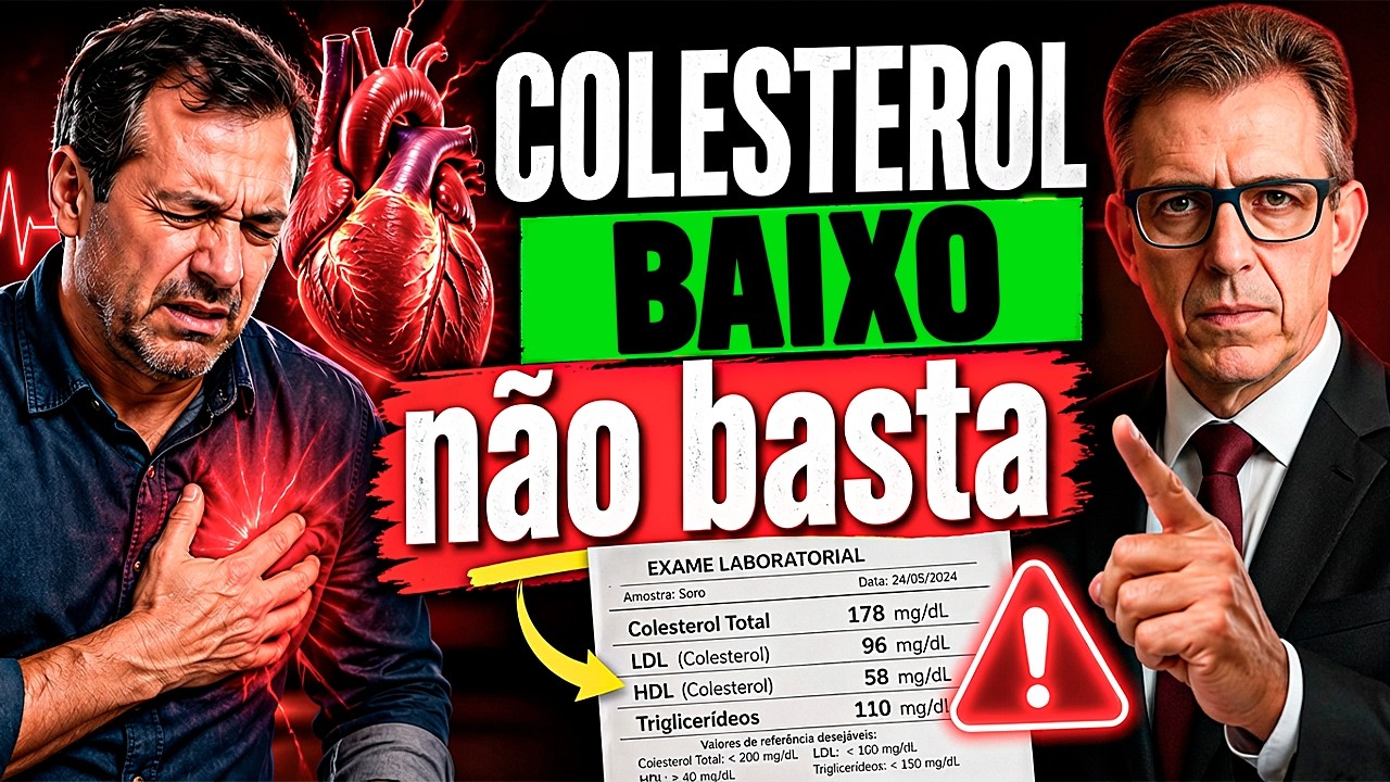 COLESTEROL normal não elimina risco de INFARTO - Dr. João Haddad - Fernando Beteti
