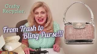 How to make a purse from trash/ budget friendly using upcycling plastic containers.