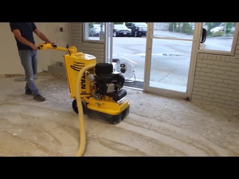 How to Polish Old  Concrete Floors to a 1500 Grit High Gloss Shine With A Concrete Floor Grinder