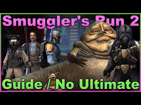 Smuggler's Run II - R6 Jabba the Hutt, Boba, Krrsantan, Boush, Skiff Lando - NO ULTIMATE needed