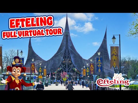 Efteling Theme Park Full Tour Every Ride, Area and Attraction (May 2025) [4K]