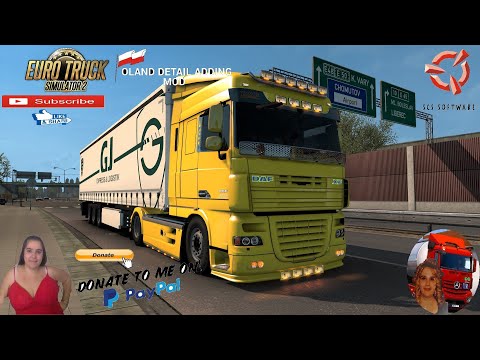 Euro Truck Simulator 2 (1.39) DAF XF 105 KOSEOGLU EDIT [1.39] and Schmitz Trailer + DLC's & Mods