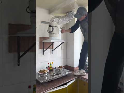 Powerful exhaust fan can replace the range hood 👍
