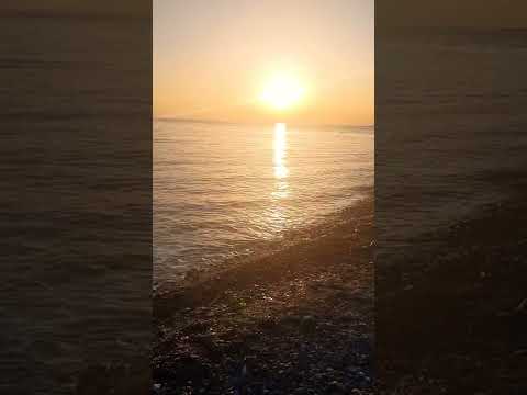 Чёрное море Сочи Хоста - волшебный закат солнца 🌞 16 апреля 2022