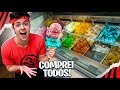 FUI EM UMA SORVETERIA E COMPREI TODOS OS SABORES DE SORVETE