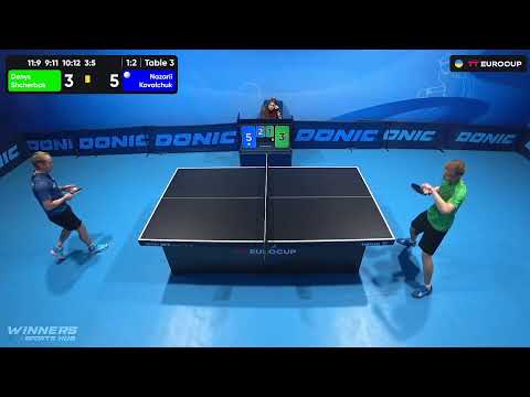 10:45 Denys Shcherbak - Nazarii Kovalchuk 04.10.2023 TT Euro.Cup Ukraine Star. TABLE 3