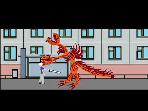 Skull Gamer55 vs Orange and Blue Monsters (Remake)