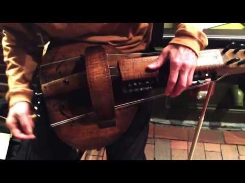 Hurdy-gurdy man on Market Street