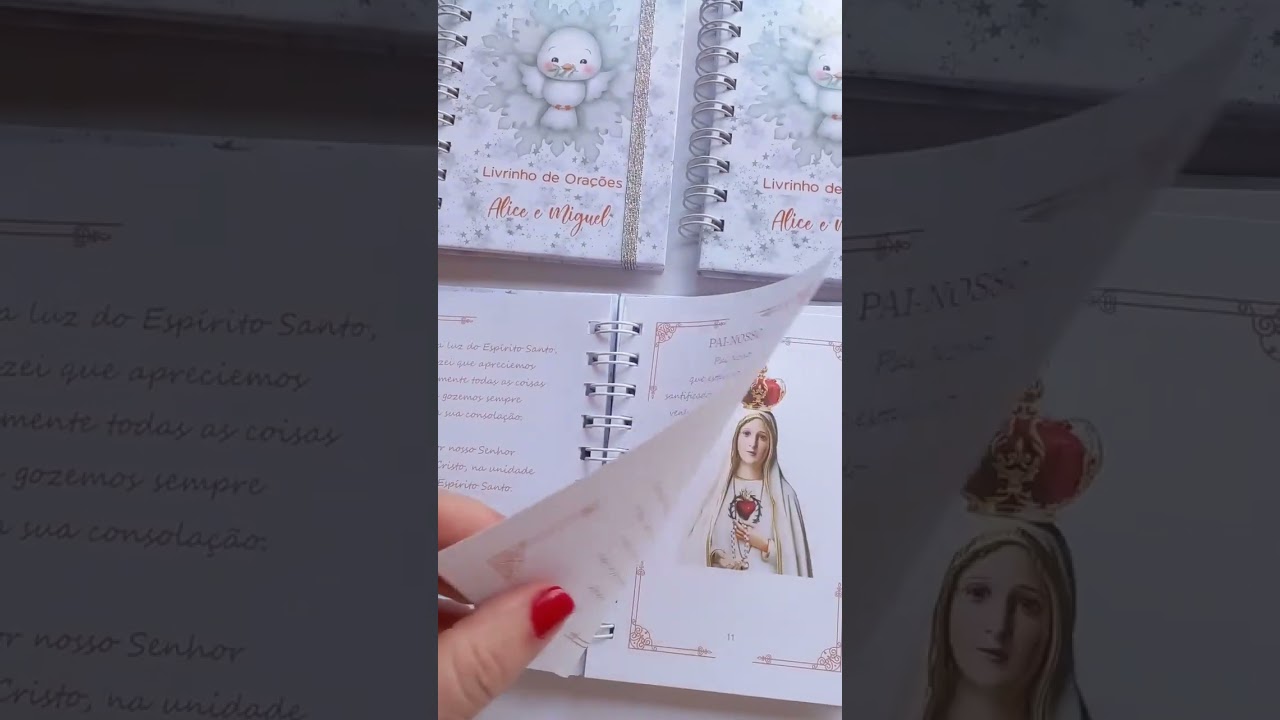 Watch Now Livrinho de Oração para Batismo. Capa dura e personalizada Livrinho de Oração para Batismo. Capa dura e personalizada