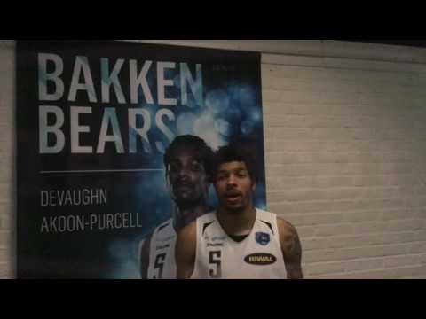 Interview med DeVaughn Akoon-Purcell, som forlænger sin kontrakt med Bakken Bears