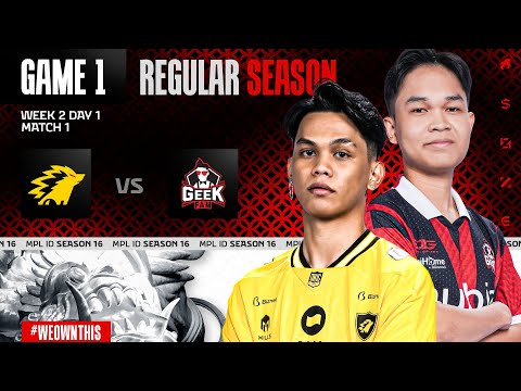 ONIC vs GEEK FAM ID | Regular Season Week 2 Day 1 | Game 1 | #MPLIDS16