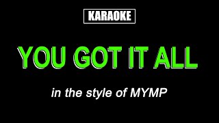 Karaoke - You Got It All - MYMP