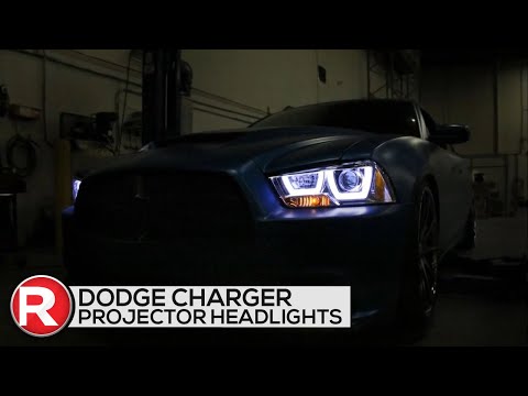 Dodge Charger Projector U-Bar Spec-D Headlights (2011-2014) Amazing!