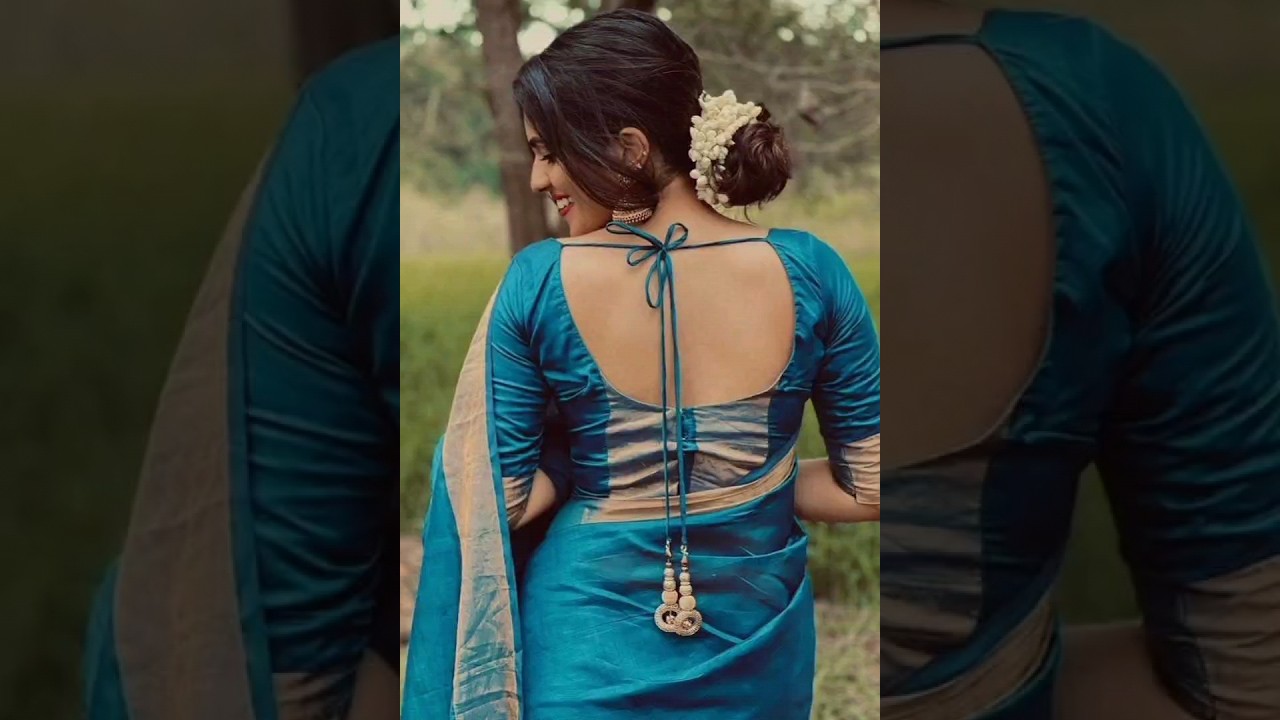 Silk saree blouse design ✨ #silksareeblouse #blousedesign #silkblousedesign #silksareeblousedesign