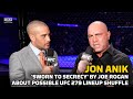 Jon Anik 'Sworn To Secrecy' By Joe Rogan About Possible UFC 279 Lineup Shuffle | MMA Fighting