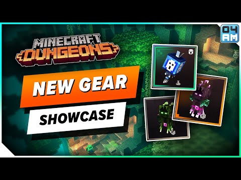 Minecraft Dungeons - All NEW Treetop Tangle Gear Showcase (How To Get &  Secrets)