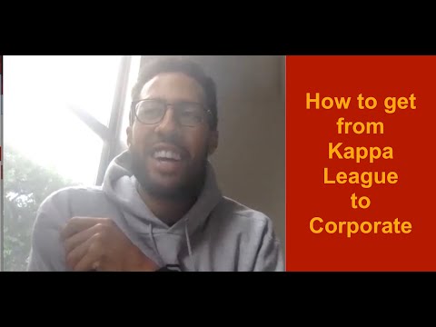 Kappa League TV-Former Kappa Leaguer shares his journey