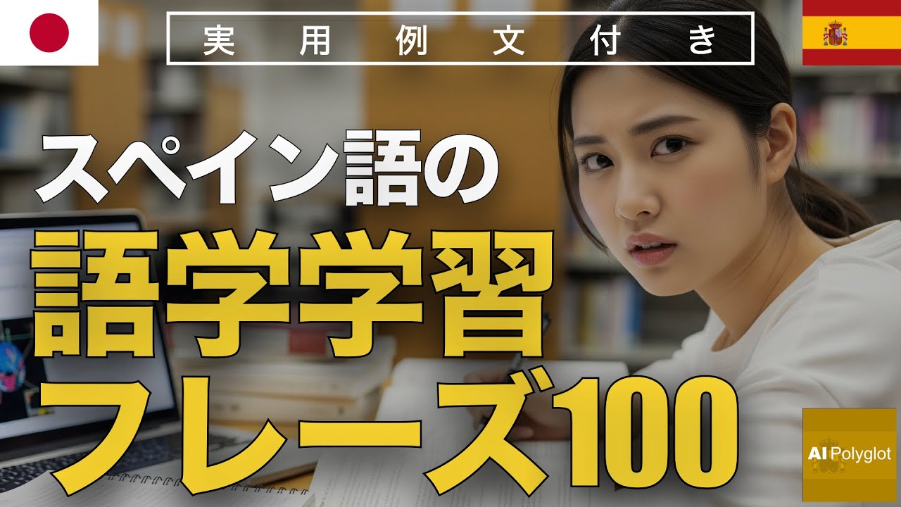 スペイン語の語学学習フレーズ100 | 聞き流し | Spanish | 実用例文付き episode artwork