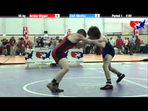 Jordan Wigger vs. Zach Mueller at 2013 ASICS University Nationals - FS