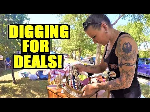 Ep16: SILVER, GOLD & ANTIQUE FINDS AT THESE YARD SALES! - The ORIGINAL GoPro Yard Sale Vlog!