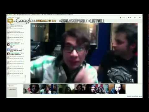 Google+ Hangout con Lucybell y Nicolas Copano desde Estudios Foncea - Show completo