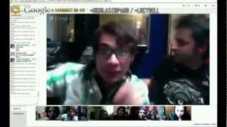 Google+ Hangout con Lucybell y Nicolas Copano desde Estudios Foncea - Show completo