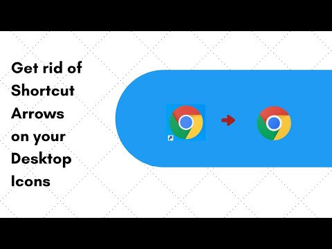 Get Rid of Shortcut Arrows in Desktop Icons | Windows 10 | Registry Editor Method