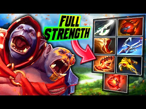 NEW Ogre Magi 7.33 - 0 IQ gaming ONLY STRENGTH - Grubby - Dota 2