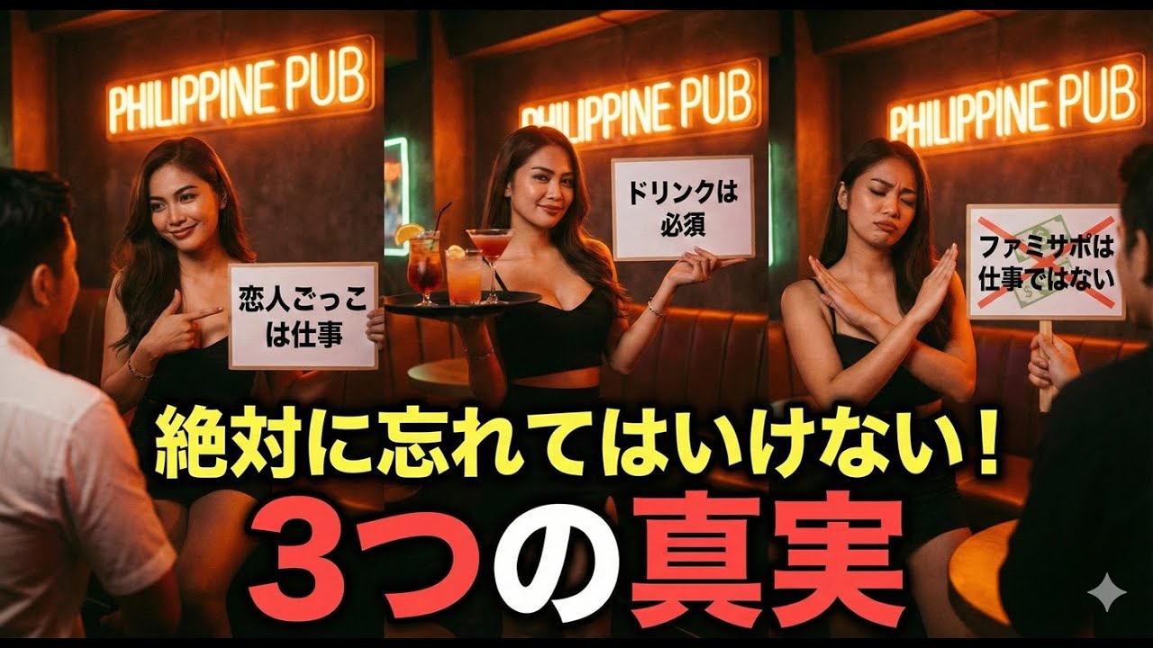 【フィリピンパブ】前提条件として絶対に忘れてはいけない３つのこと… YouTubeサムネイル