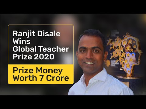 GLOBAL TEACHER PRIZE 2020 | INDIAN TEACHER RANJIT DISALE WINS $1M AWARD | CURRENT AFFAIRS  2020