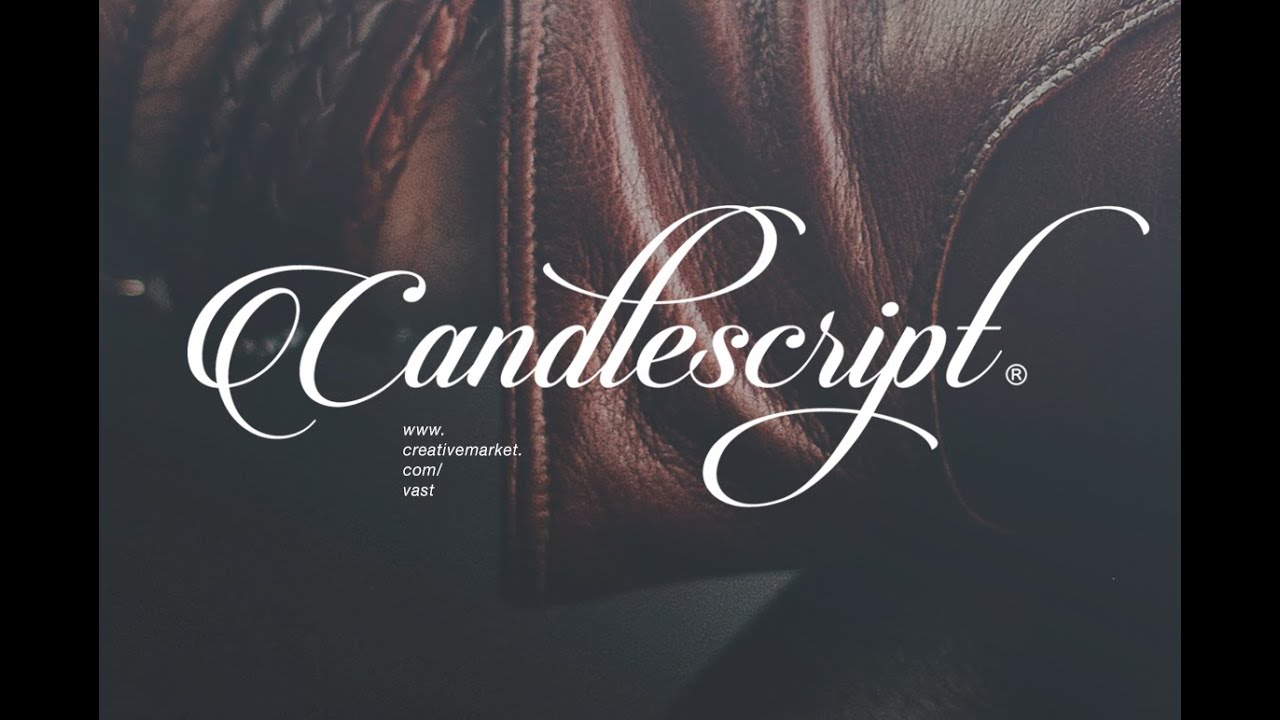 How to Use the Candlescript Font