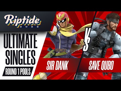 Sir Dank vs Save Qubo - Ultimate Singles R1 Pools - Riptide 2022 | Cpt Falcon vs Snake