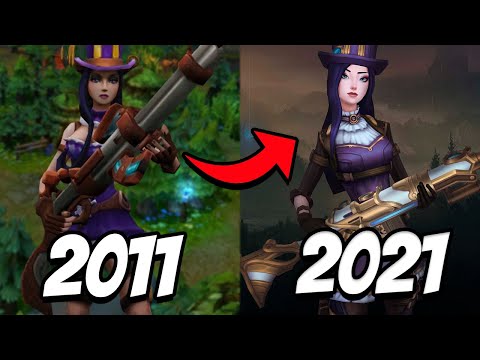 CHAMPIONS ANTES E DEPOIS DO REWORK - League of Legends