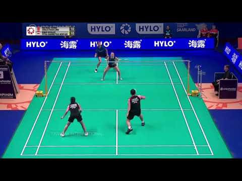 Rinov Rivaldy - Pitha Haningtyas vs Mathias Thyrri - Amalie Magelund - Hylo Open 2022 - quarterfinal