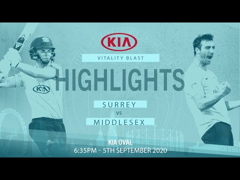 Foakes & Smith seal a London derby victory! | Surrey v Middlesex highlights - Vitality Blast
