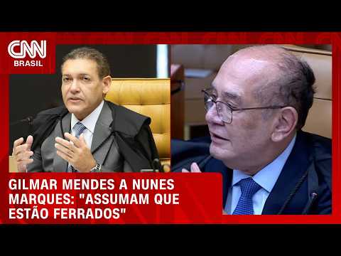 Nunes Marques bloqueia Gilmar Mendes após discussão no WhatsApp; veja mensagens | CNN 360º