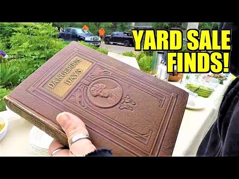 Ep59: COME YARD SALE WITH US!  😀😀  GoPro LIVE YARD SALE VLOG!