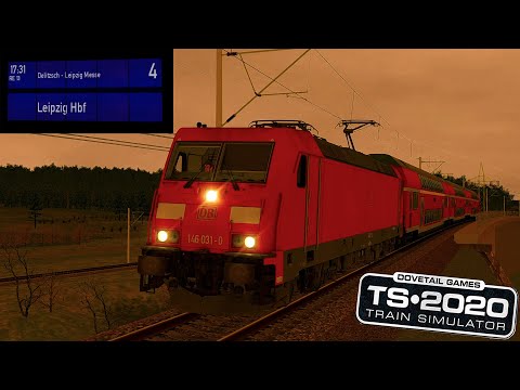 TRAIN SIMULATOR 2020 ☆ vR BR 185.2 / RE 13 Magdeburg Leipzig