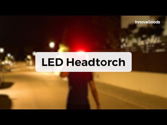 Innovagoods Recobright Linterna Frontal Led Recargable y Ajustable 660lm video