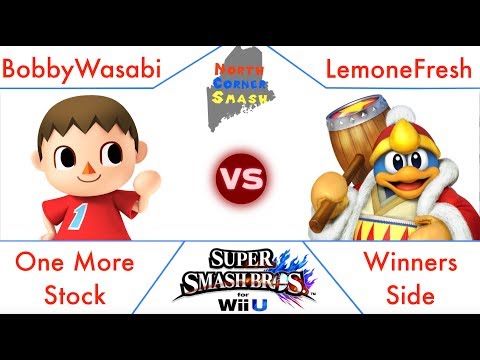Sm4sh Singles - BobbyWasabi (Pikachu/Villager) vs. LemoneFresh (Dedede) - NCS: One More Stock